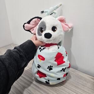 Disney Babies Blanket Pouch 101 Dalmatians Patch Dog White Black Blue